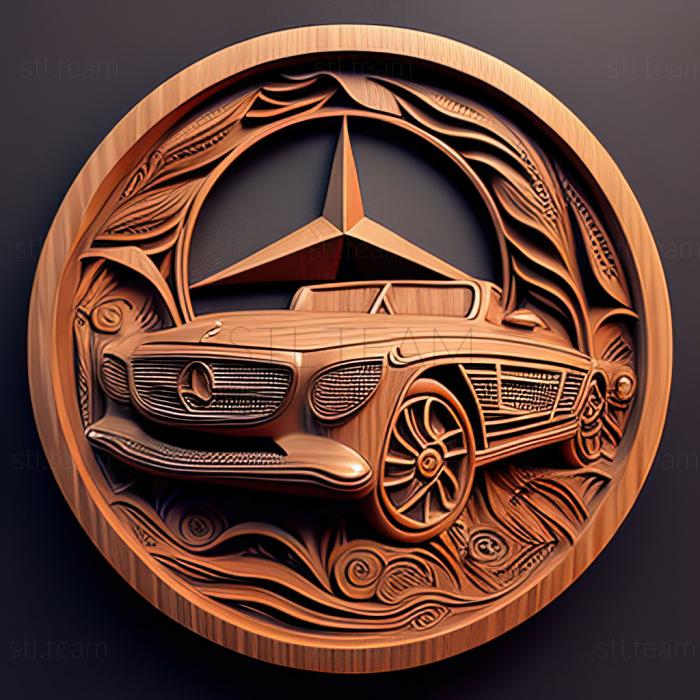 3D model Mercedes Benz 300 (STL)